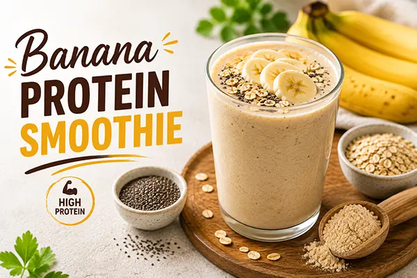 Banana protein smoothie