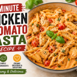 15-Minute Chicken and Tomato Pasta Recipe