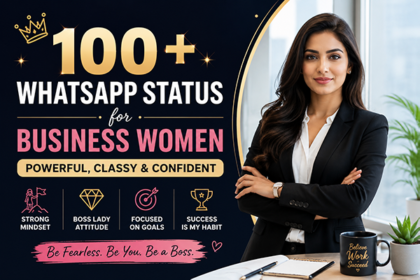 WhatsApp Status for business women attitude
