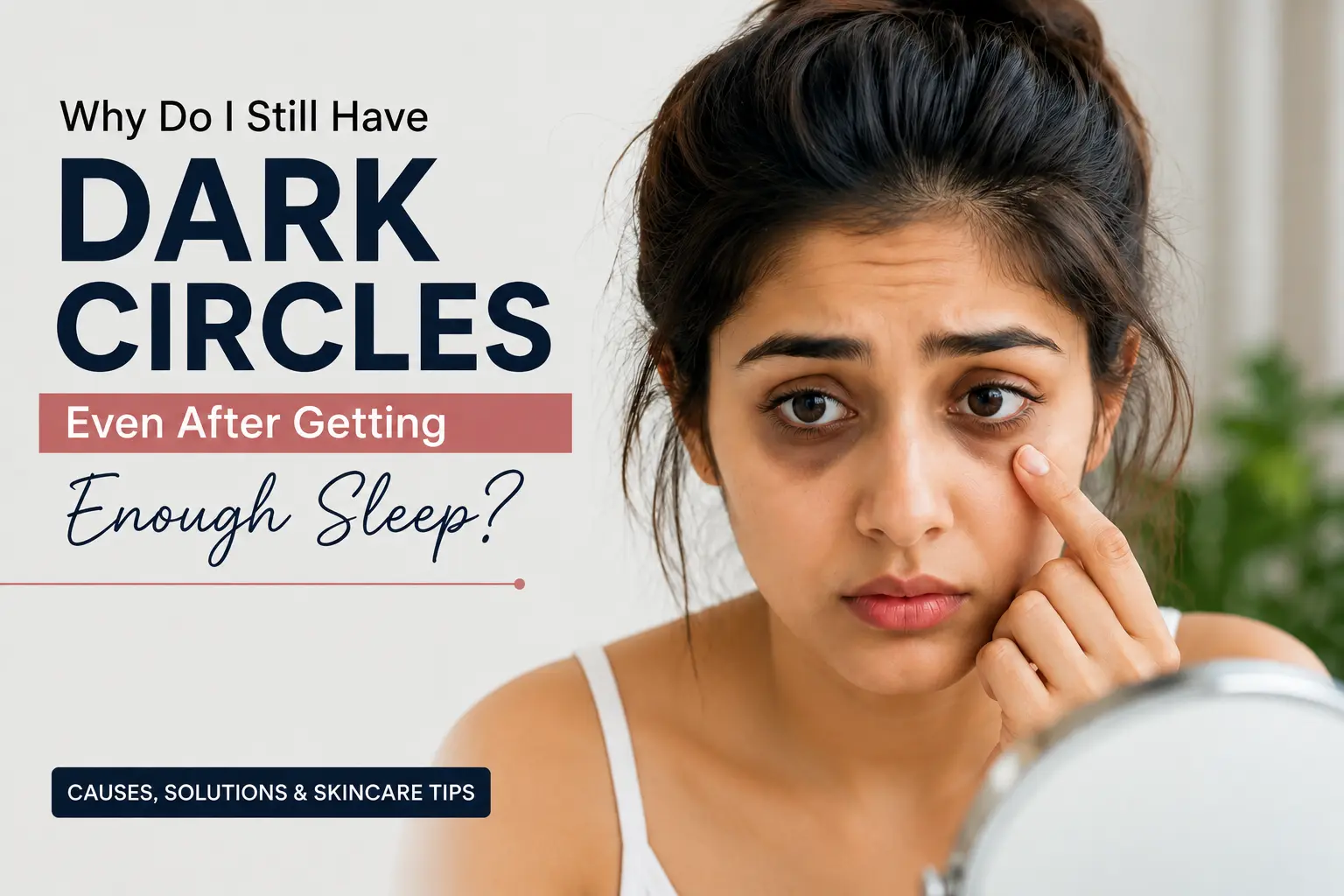 Why Do I Still Have Dark Circles After Sleeping